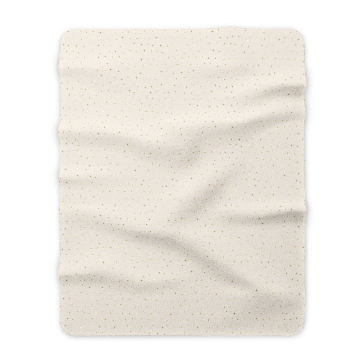 Golden Stars Sherpa Blanket