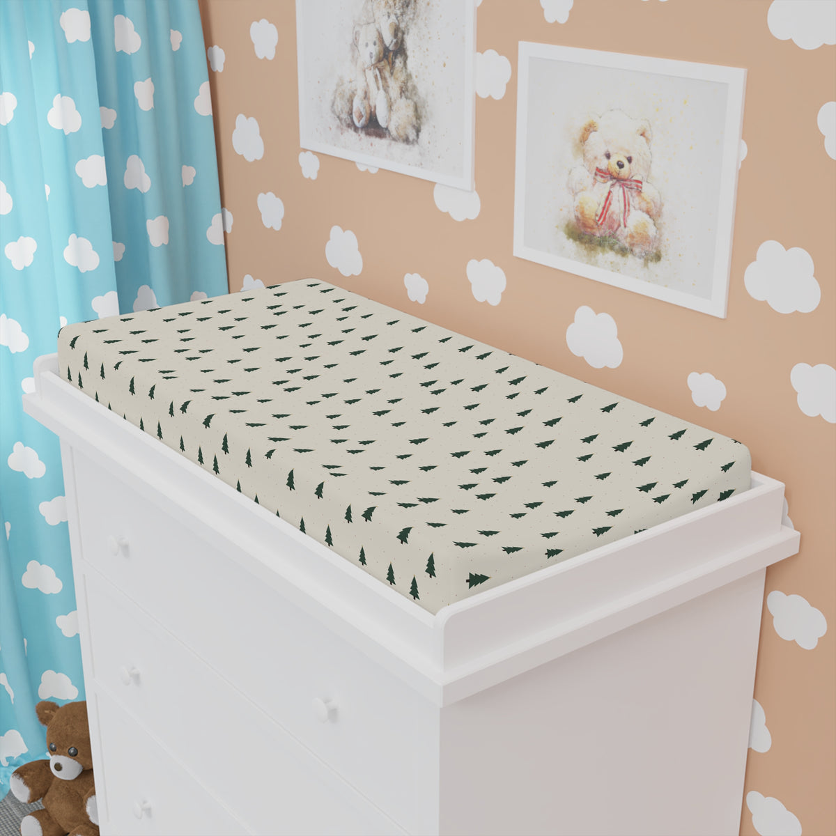 Little Evergreens Changing Pad Cover