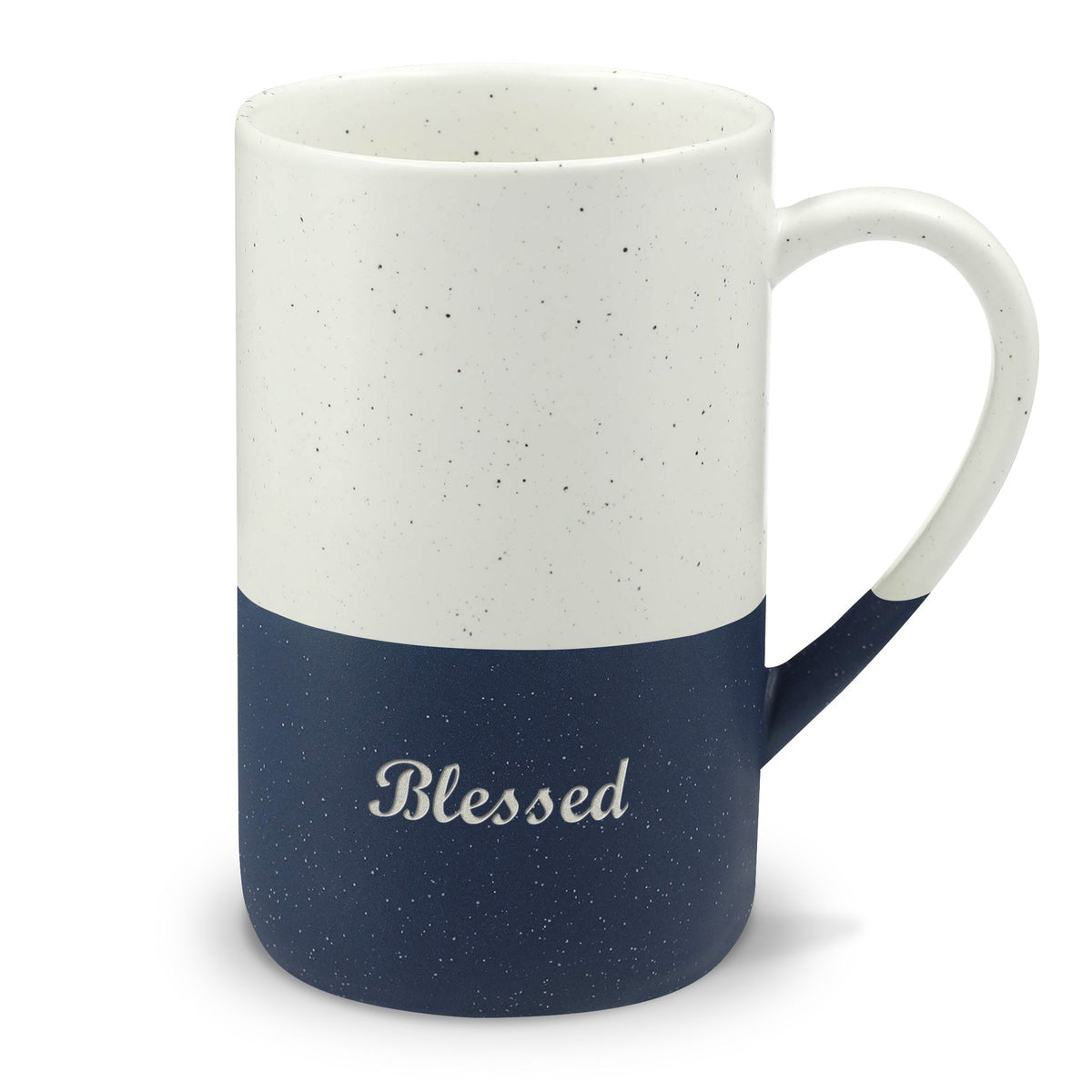 Blessed Engraved Speckled Mug