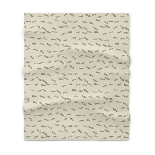 Olive Branch Throw Blanket – cozy blanket from Little Baby Nest Co