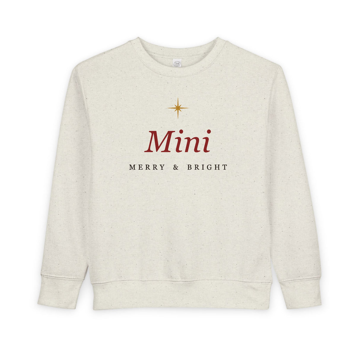 Mini Christmas Sweatshirt | Toddler – Christian baby gift from Little Baby Nest Co