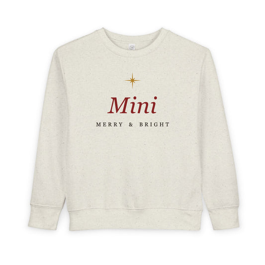 Mini Christmas Sweatshirt | Toddler – Christian baby gift from Little Baby Nest Co