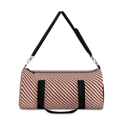 Candy Cane Stripe Duffel Bag
