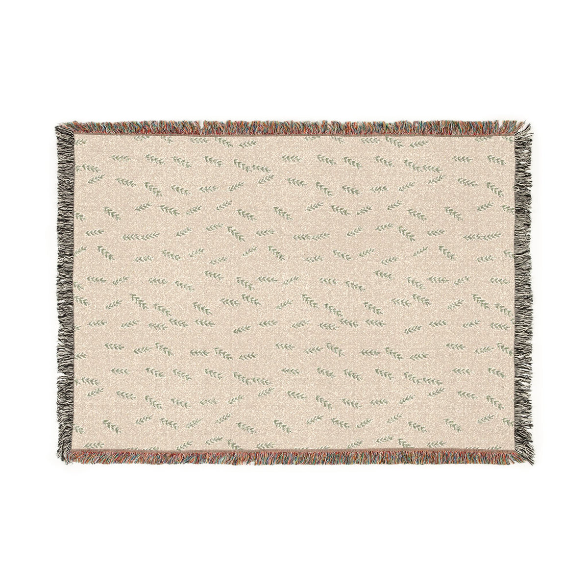 Olive Branch Woven Blanket