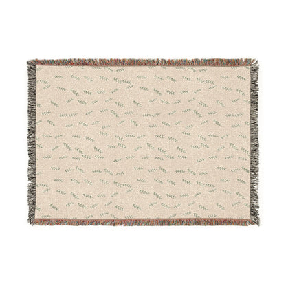 Olive Branch Woven Blanket