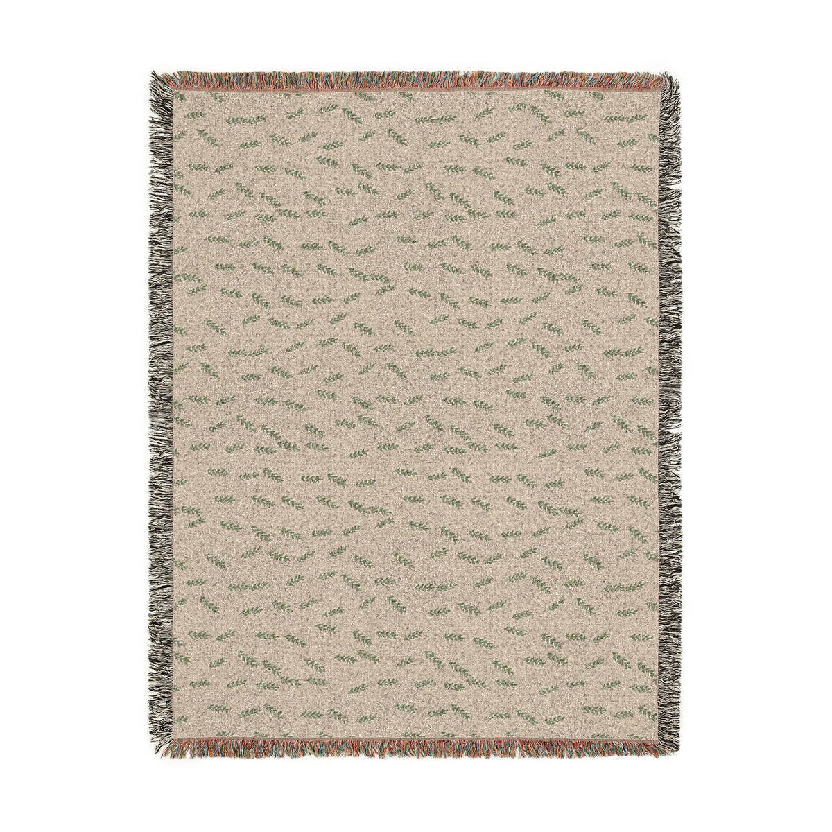 Olive Branch Woven Blanket