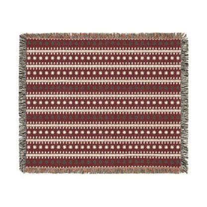 Fair Isle Woven Blanket