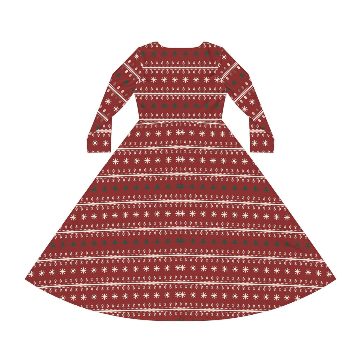 Fair Isle Long Sleeve Dress