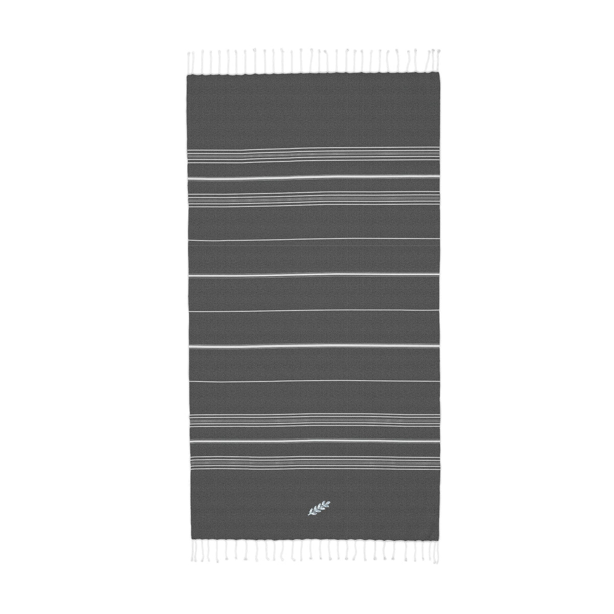 Olive Sprig Embroidered Cali Throw – cozy blanket from Little Baby Nest Co