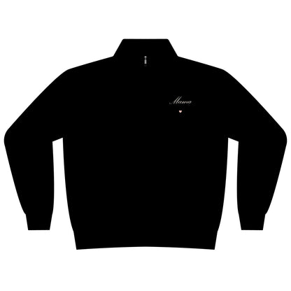 Mama Grace Upon Grace Quarter-Zip – Christian cozy apparel from Little Baby Nest Co