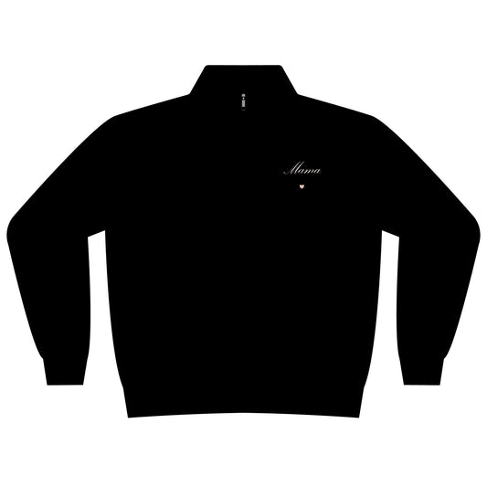 Mama Grace Upon Grace Quarter-Zip – Christian cozy apparel from Little Baby Nest Co