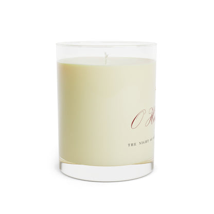 O Holy Night Glass Candle