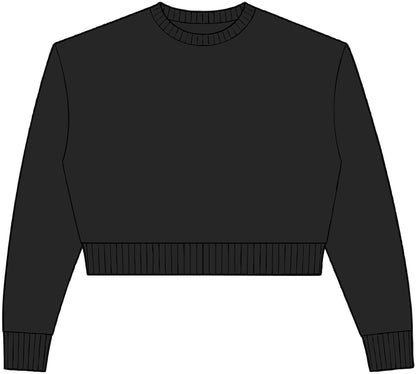 Slow Mornings Crop Crewneck