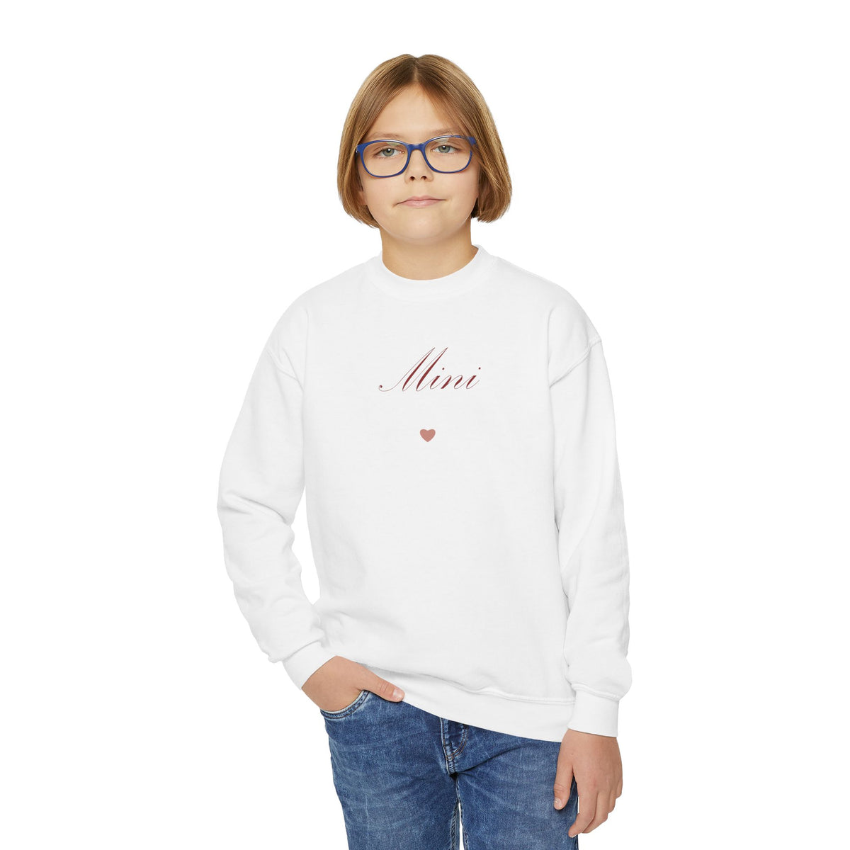 Mini Heart Youth Crewneck