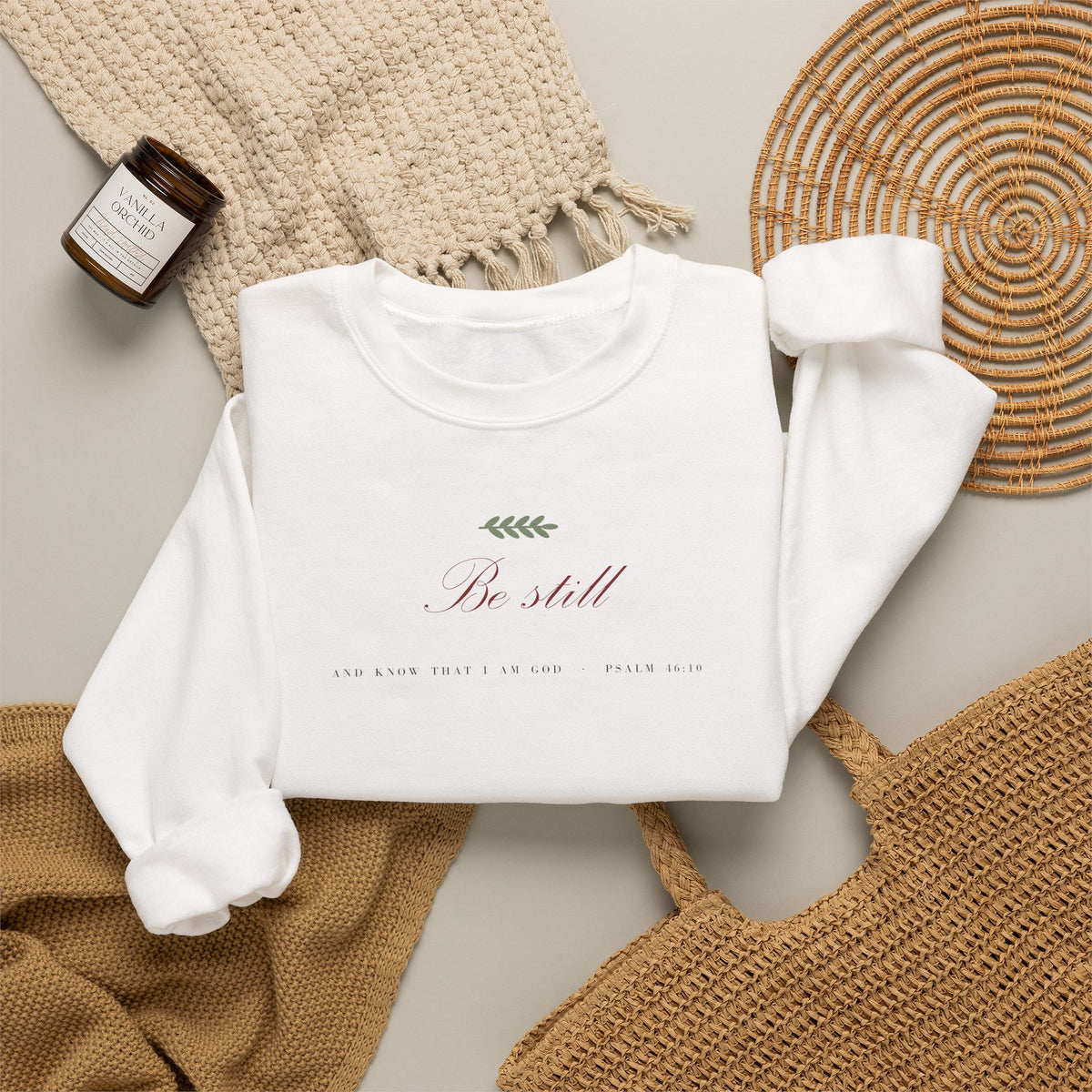 Be Still Crewneck Sweatshirt