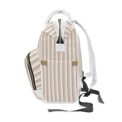 Ticking Stripe Diaper Backpack