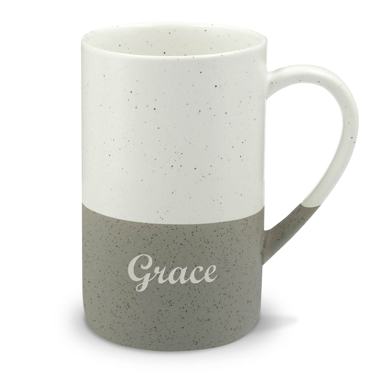 Grace Engraved Speckled Mug