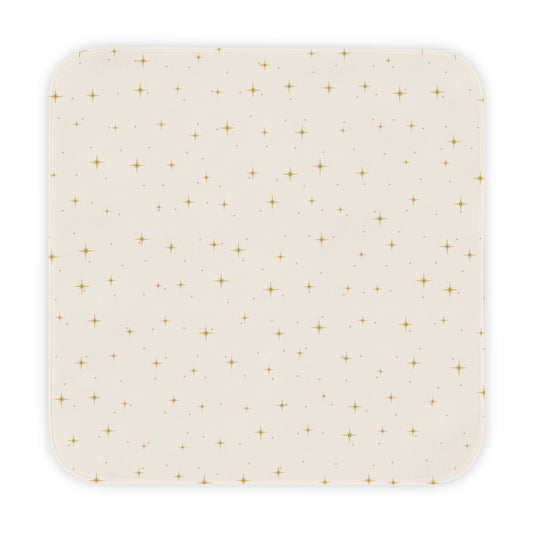 Golden Stars Hooded Baby Towel – Christian baby gift from Little Baby Nest Co