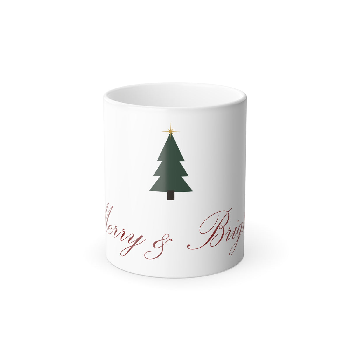 Merry and Bright Color-Changing Mug – Christian mug gift from Little Baby Nest Co