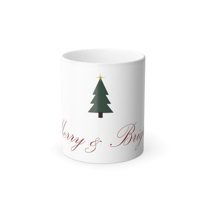 Merry and Bright Color-Changing Mug – Christian mug gift from Little Baby Nest Co