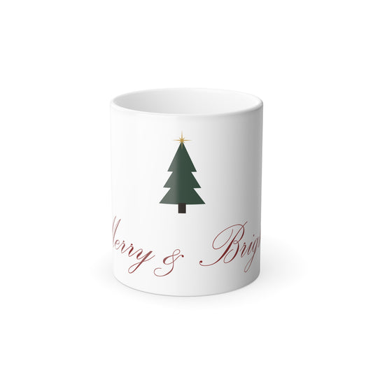 Merry and Bright Color-Changing Mug – Christian mug gift from Little Baby Nest Co