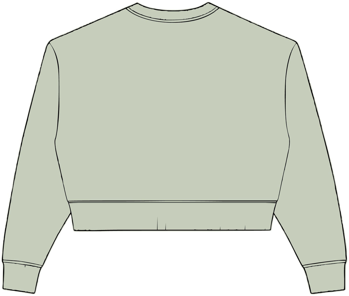 Slow Mornings Crop Crewneck