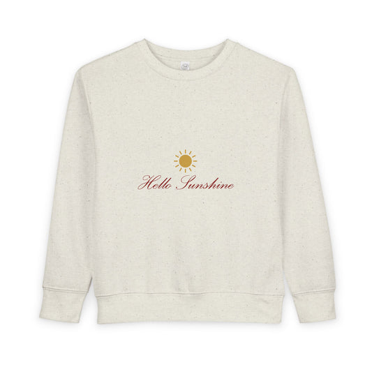 Hello Sunshine Toddler Sweatshirt – baby gift from Little Baby Nest Co