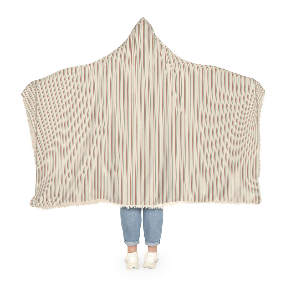 Ticking Stripe Snuggle Blanket