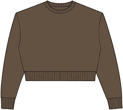 Snow Days Crop Crewneck