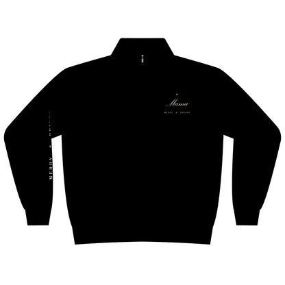 Mama Merry and Bright Quarter-Zip – Christian cozy apparel from Little Baby Nest Co