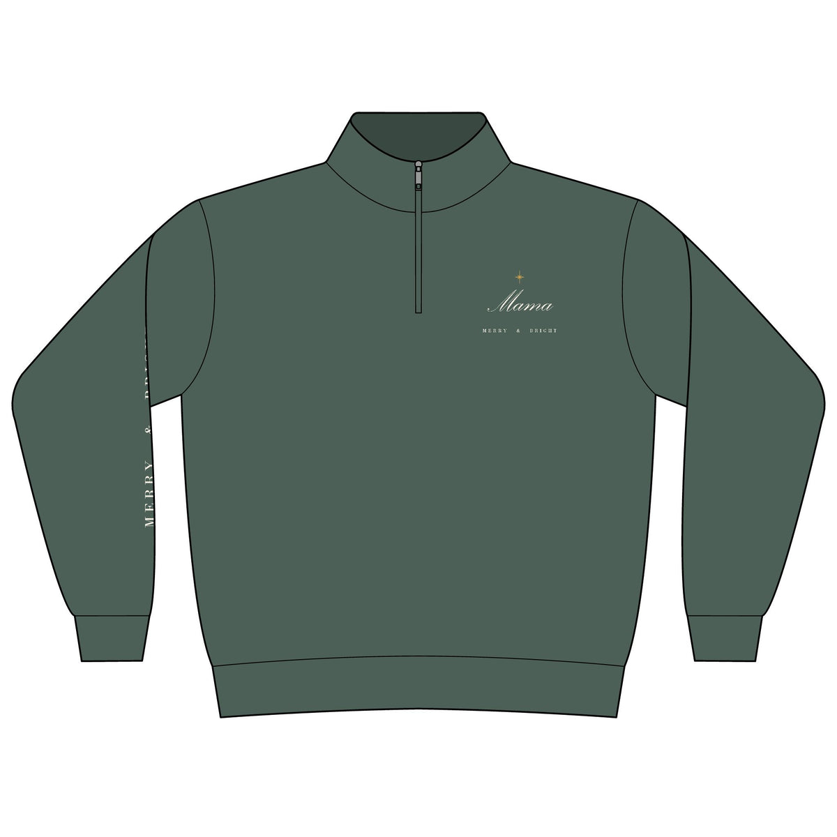 Mama Merry and Bright Quarter-Zip