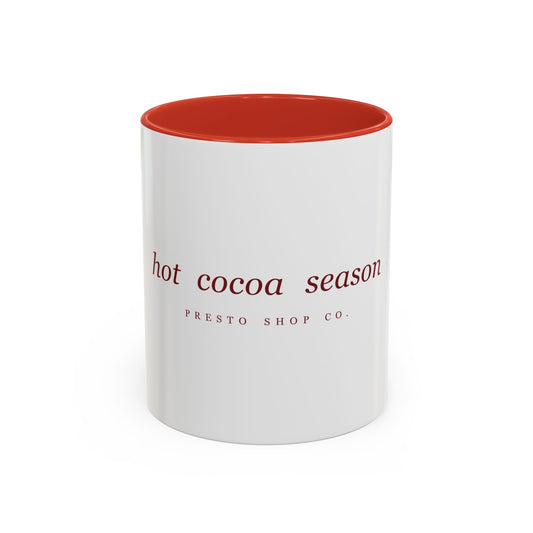 Hot Cocoa Season Mug – mug gift from Little Baby Nest Co