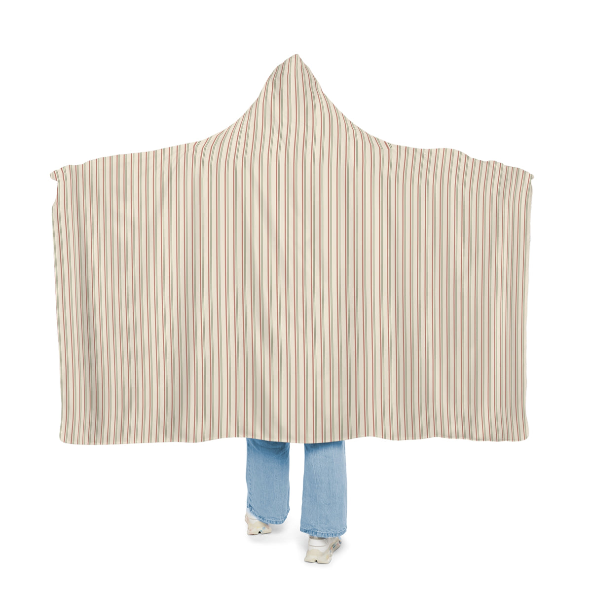 Ticking Stripe Snuggle Blanket – cozy blanket from Little Baby Nest Co