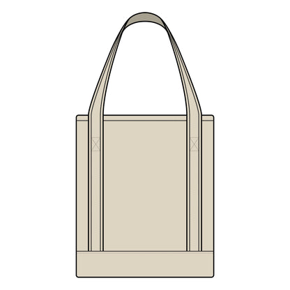 Merry and Bright Large Canvas Tote