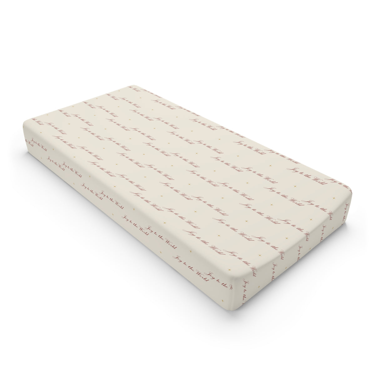 Joy to the World Changing Pad Cover – Christian baby gift from Little Baby Nest Co