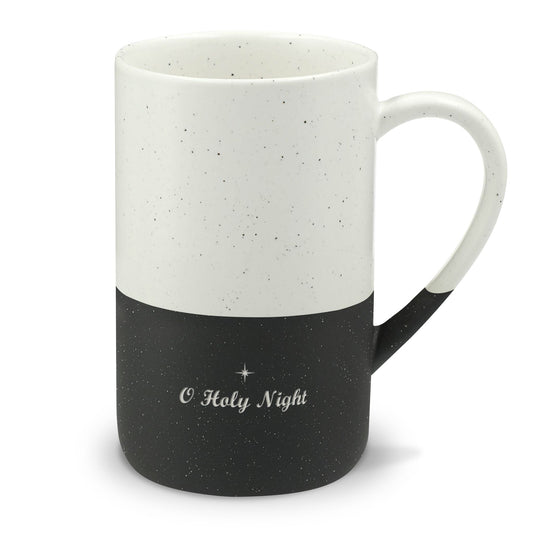 O Holy Night Engraved Speckled Mug – Christian mug gift from Little Baby Nest Co