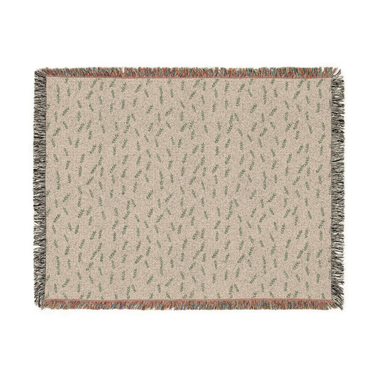 Olive Branch Woven Blanket – cozy blanket from Little Baby Nest Co