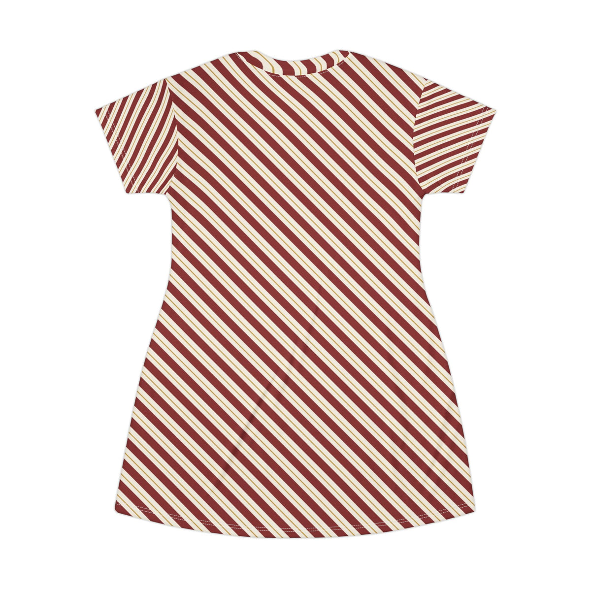 Candy Cane Stripe T-Shirt Dress