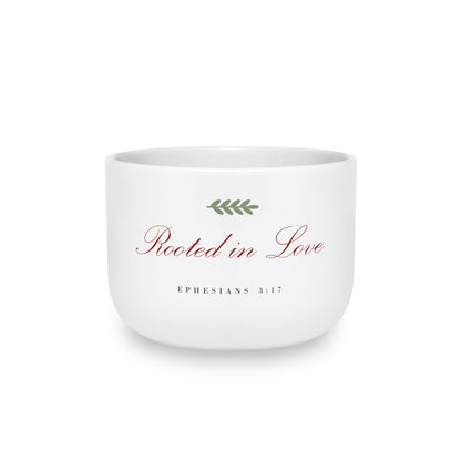 Rooted in Love Latte Mug – Christian mug gift from Little Baby Nest Co