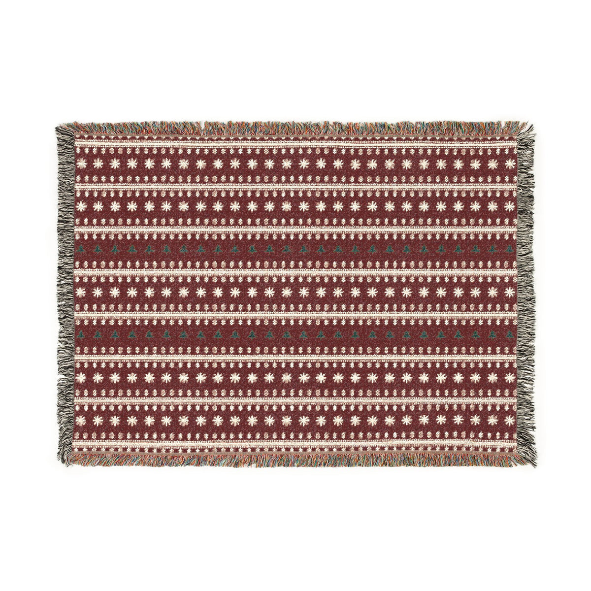 Fair Isle Woven Blanket