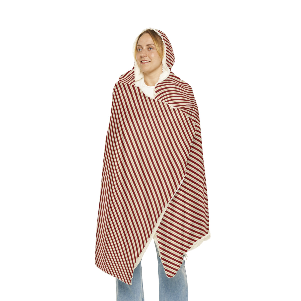Candy Cane Stripe Snuggle Blanket