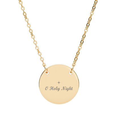O Holy Night Circle Necklace