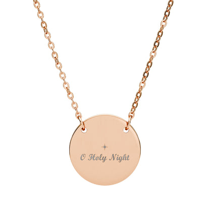 O Holy Night Circle Necklace