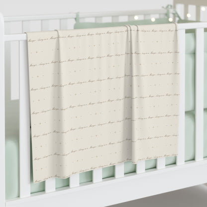 Away in a Manger Swaddle Blanket