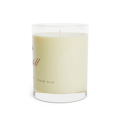 Be Still Glass Candle