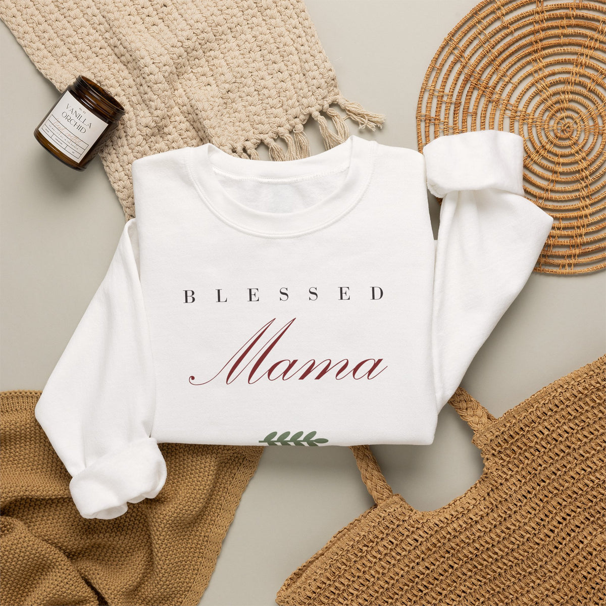 Blessed Mama Crewneck Sweatshirt