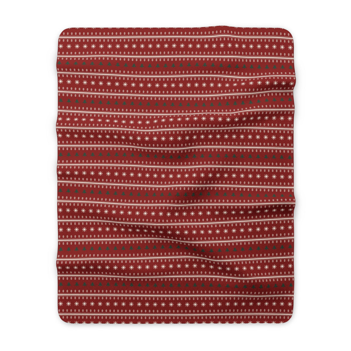 Fair Isle Sherpa Blanket