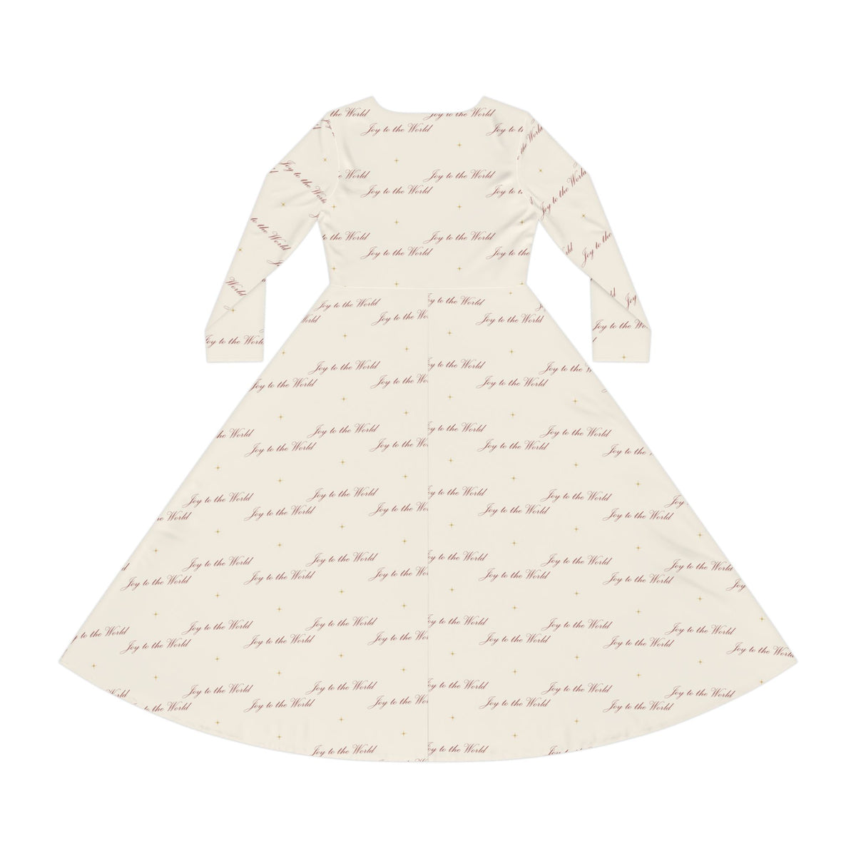 Joy to the World Long Sleeve Dress