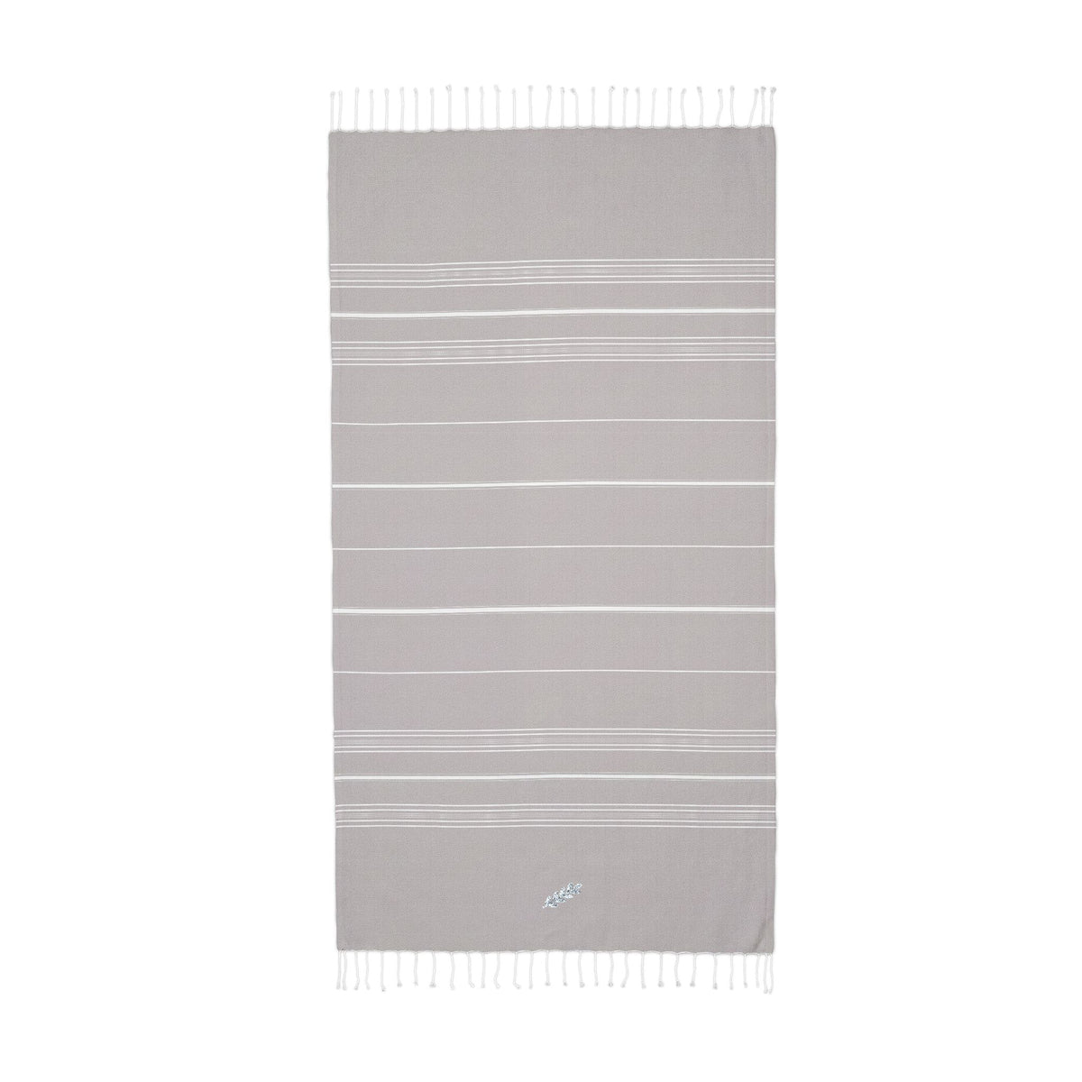 Olive Sprig Embroidered Cali Throw