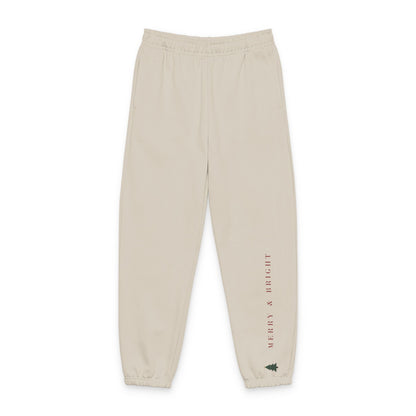 Merry and Bright Sweatpants – Christian cozy apparel from Little Baby Nest Co